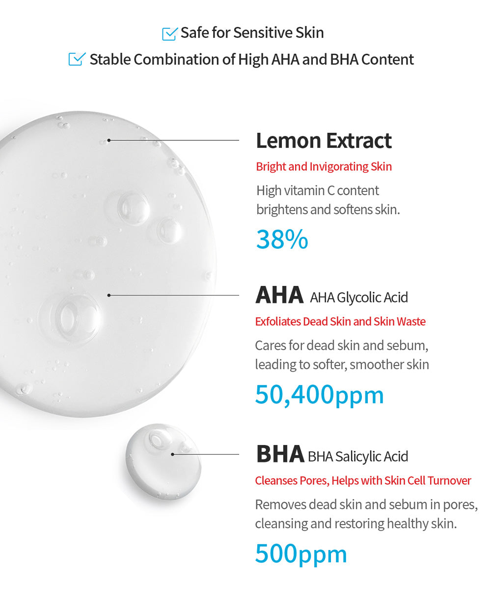 Tocobo AHA BHA Tonico Limon 150Ml
