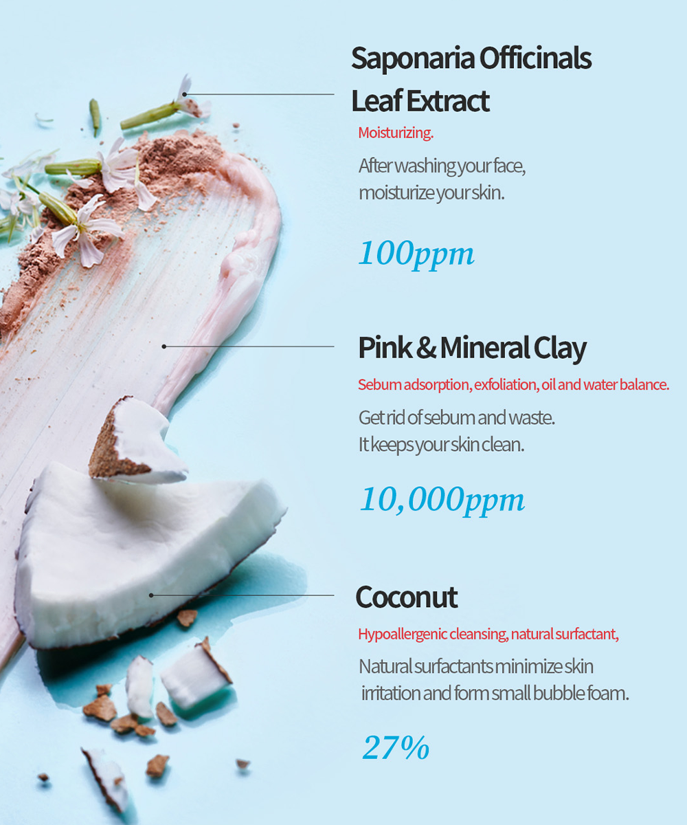 Coconut Clay Cleansing Foam