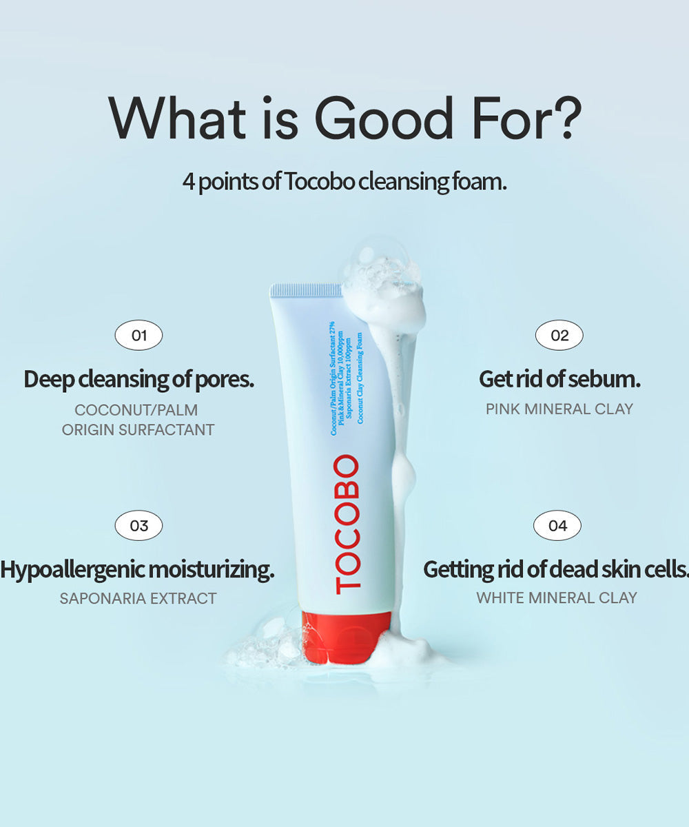 Coconut Clay Cleansing Foam