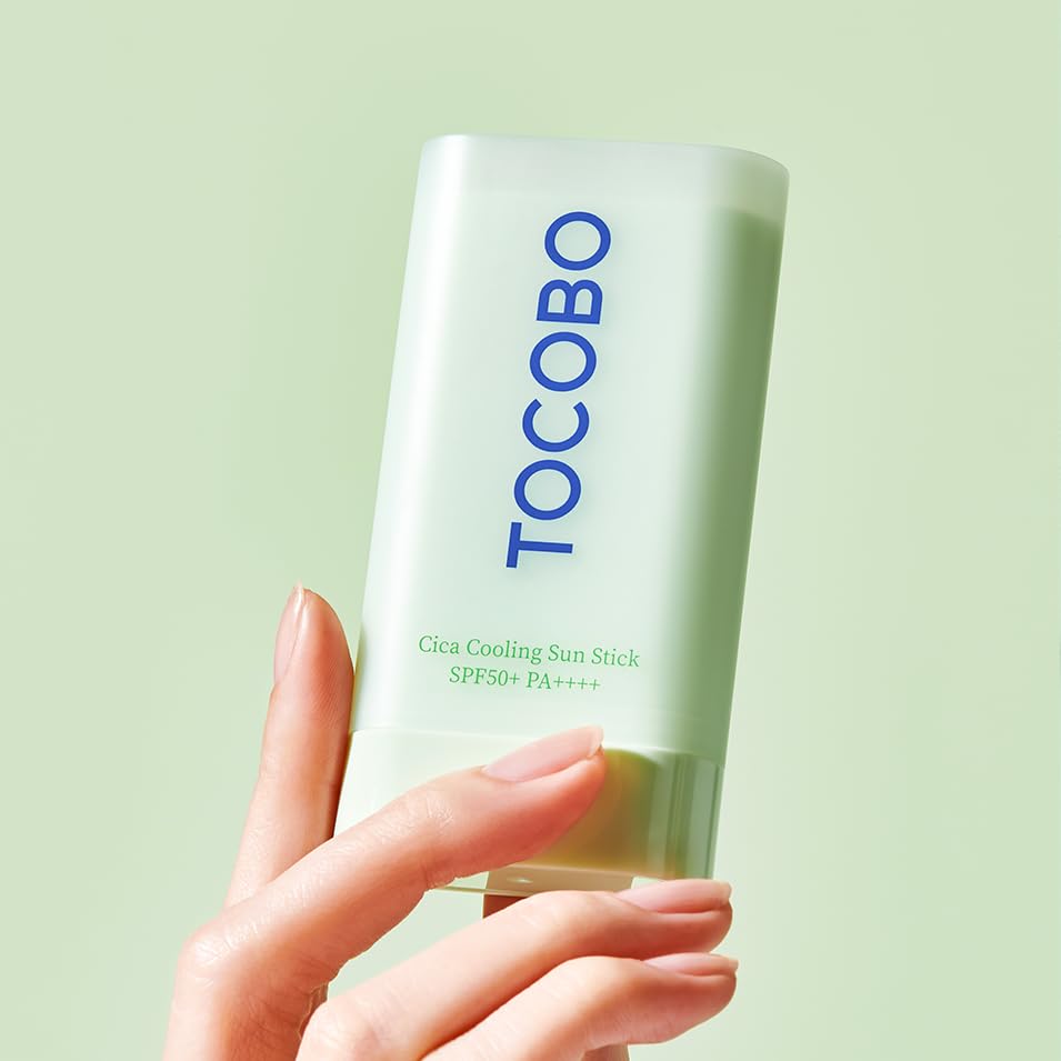 Cica Cooling Sun Stick SPF50+ PA++++ 1.69 Fl. Oz - Fermented Cica Complex, Cooling Sun Stick, Reduces Skin Temperature, Quick Soothing, Lightweight and Moisturizing Sun Stick